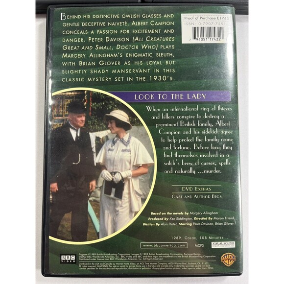 BBC Video Campion DVD Lot of 3 Death of a Ghost, The Case of the Late Pig Tested - Picture 7 of 15